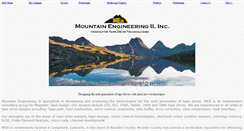 Desktop Screenshot of mountainengineering.com